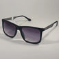 Guess GF0171 02B Rectangular Sunglasses Gunmetal Matte Black Smoke Gradient Lens