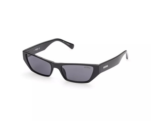 Guess GU8232 01A black Rectangle Sunglasses Frame 56-17-145 GU